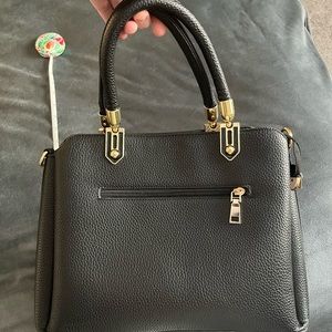 Black Leather Purse